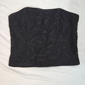 Vintage Scott McClintock black  corset top